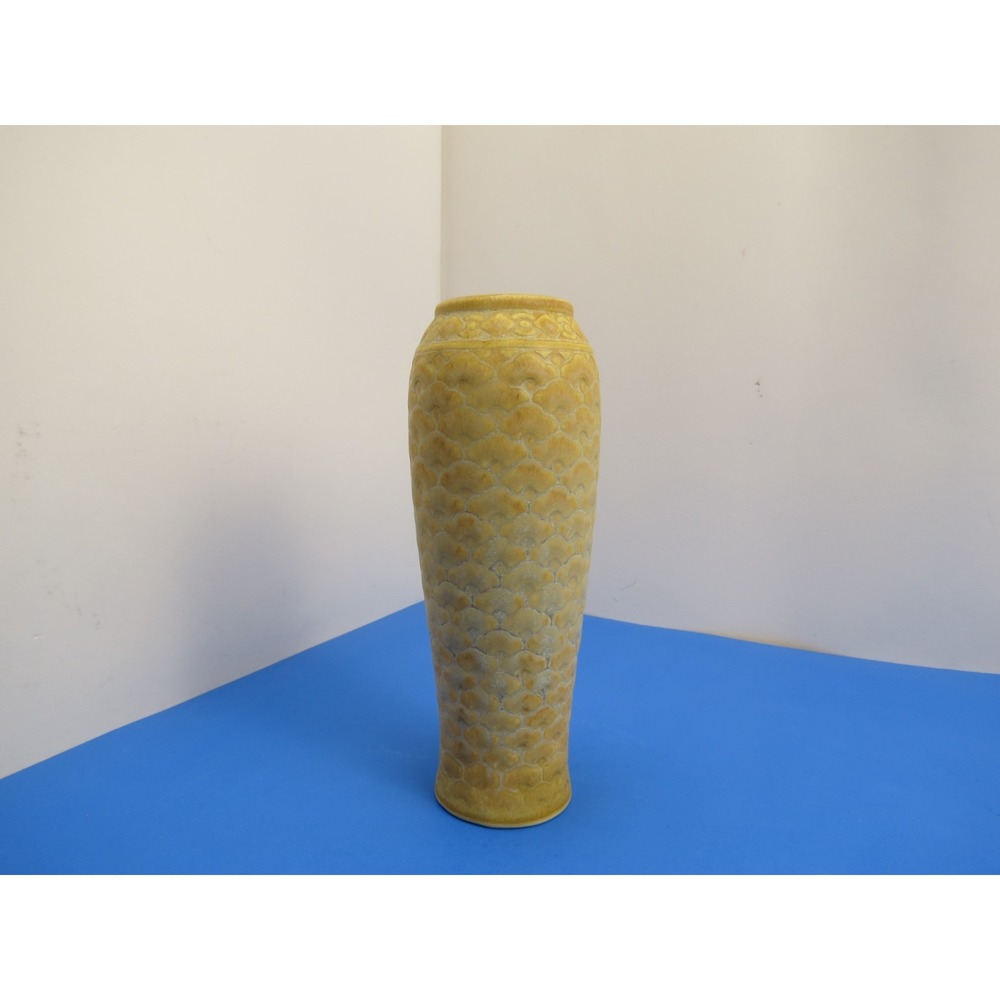 Rookwood Pottery 2769 Kataro Dragon Vase Tan Orange 2014